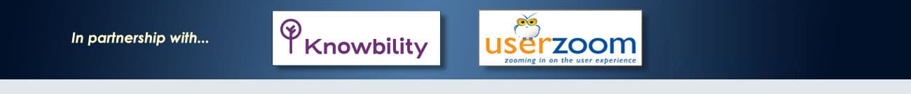 Our partners: Knowbility and User Zoom